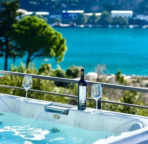 Mokos Modern With Sea View And Jacuzzi